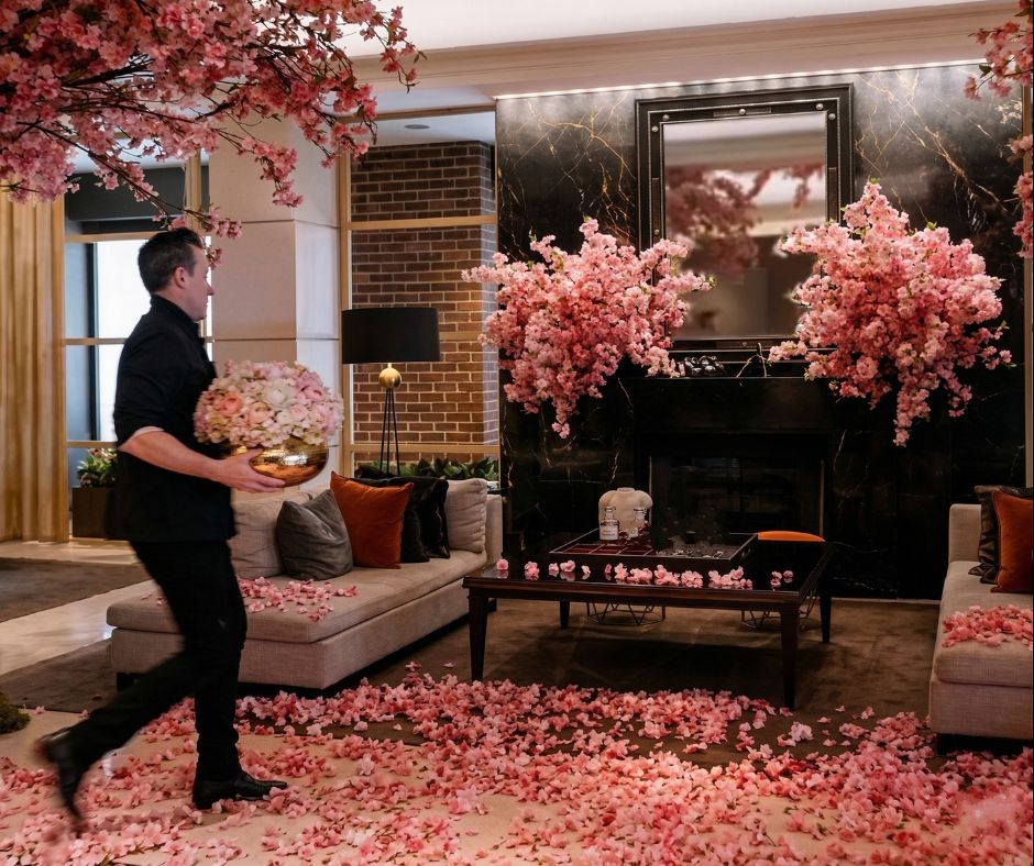 cherry blossom lobby