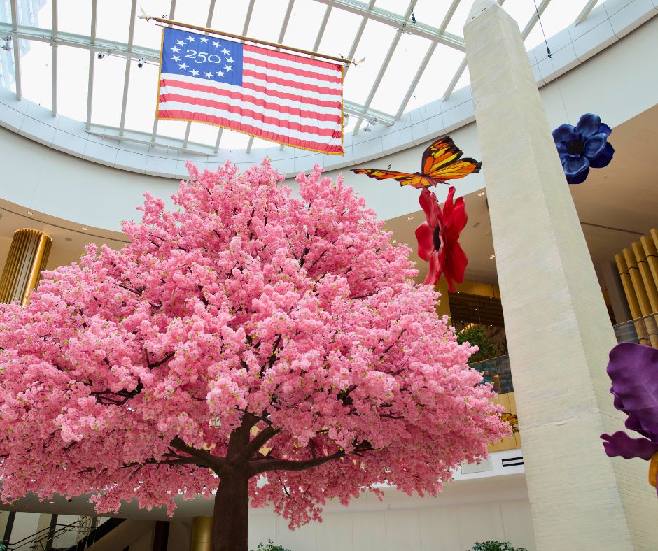 Spring Blooms and 250 Years of American History at MGM National Harbor’s Grand Conservatory