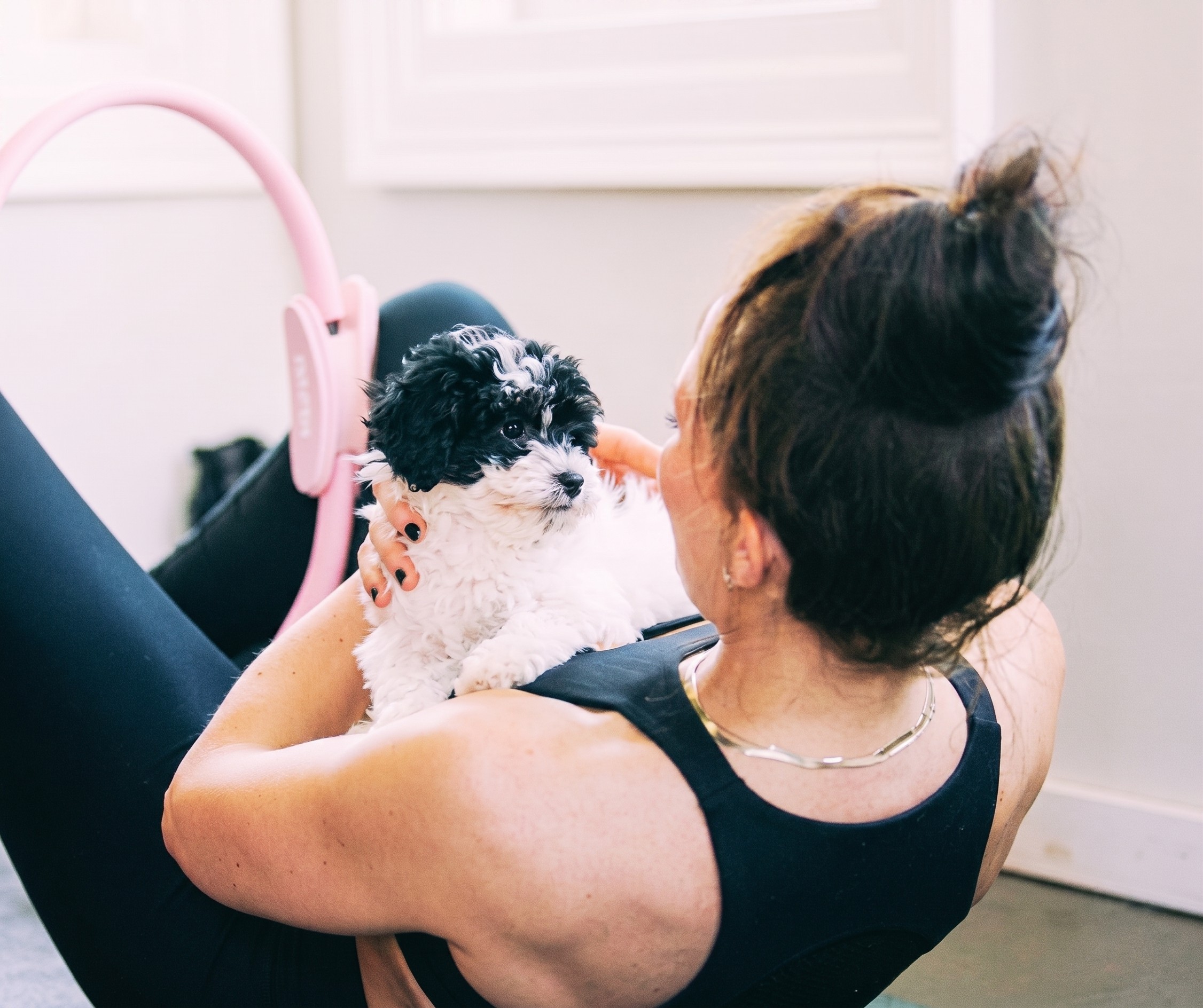 Washington DC Pilates classes puppy Pilates DMV