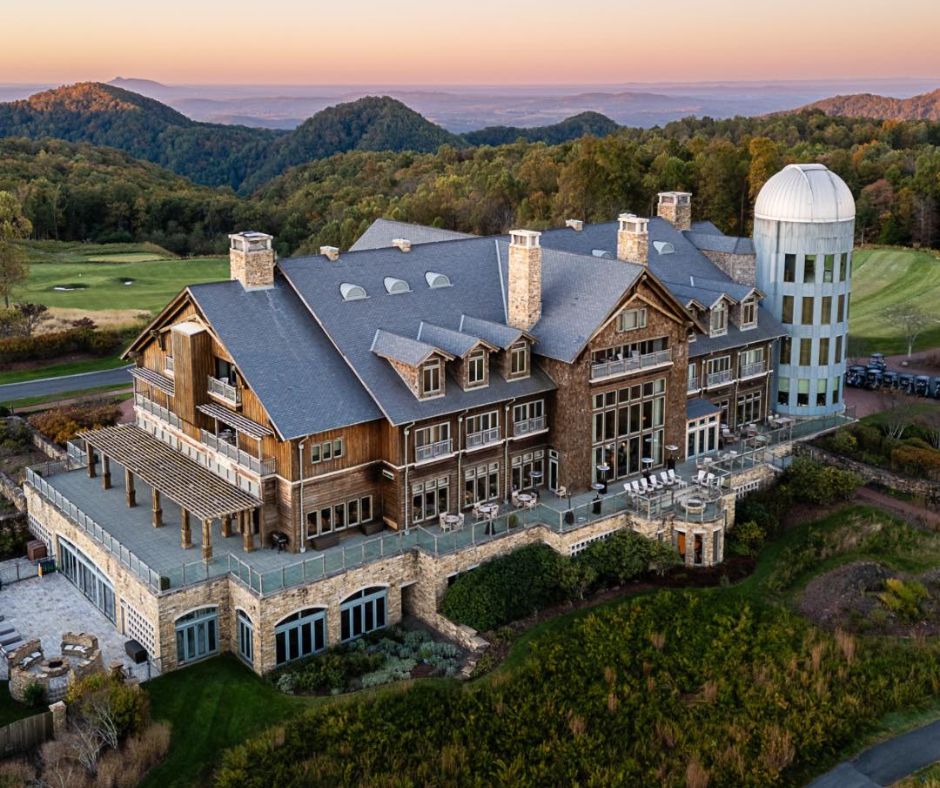 Lodge at Primland Auberge Collection main lodge exterior
