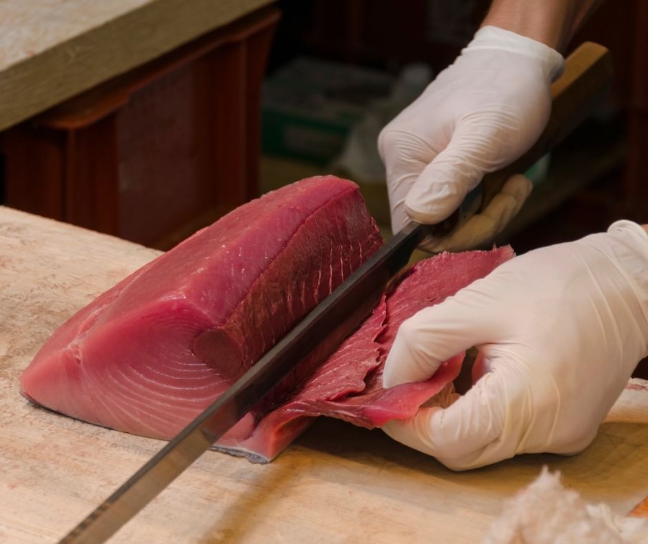 Kyojin Hosts a Live Bluefin Tuna Carving in Georgetown