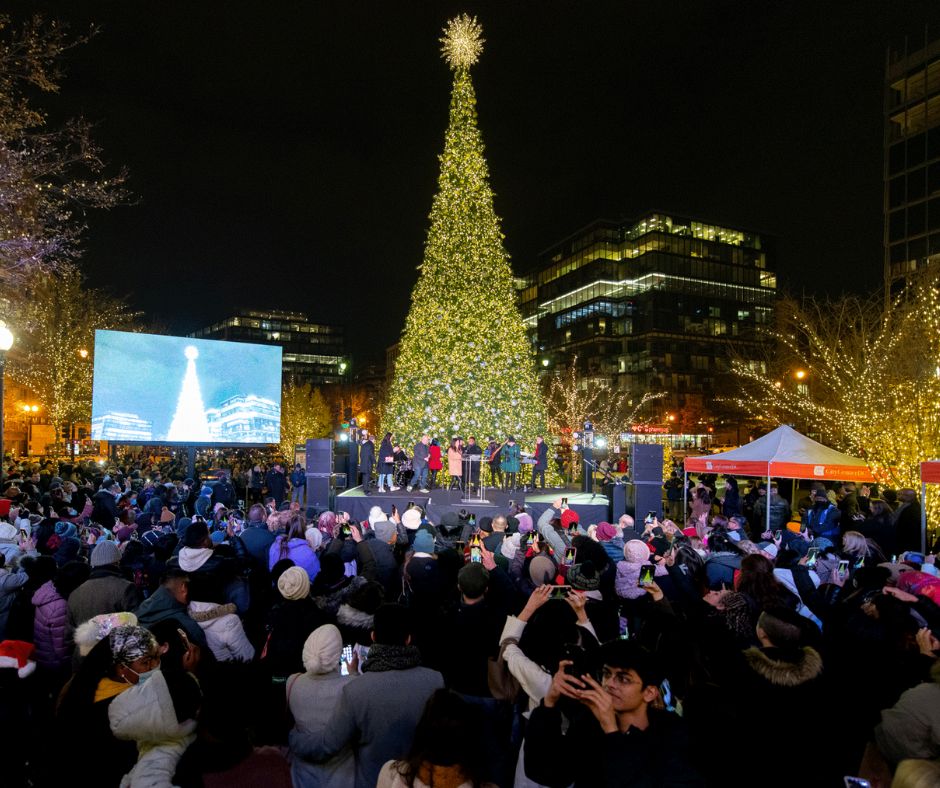CityCenterDC Christmas Tree Lighting Returns November 14, 2026 – Plus More Holiday Cheer!
