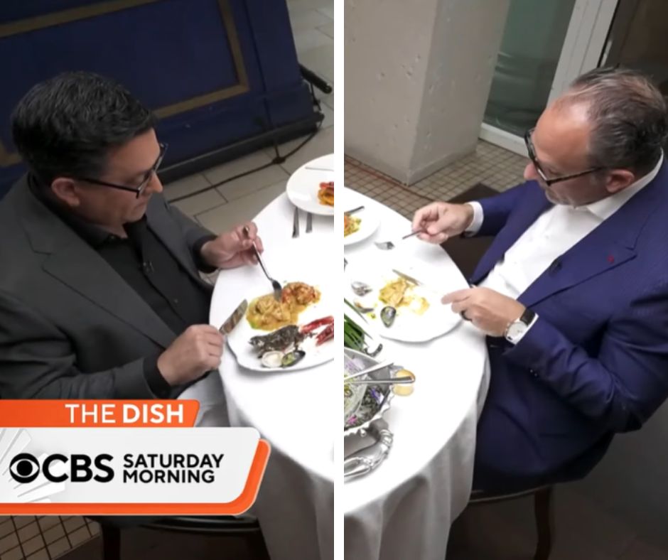 Chef Fabio Trabocchi Shares His Fiola Mare Story on CBS Mornings